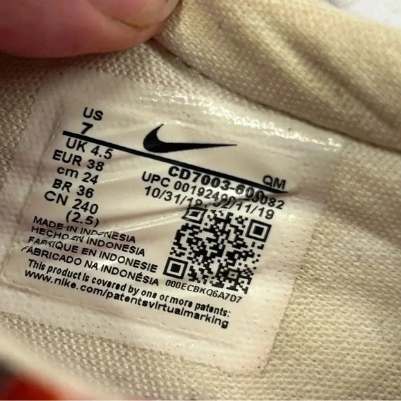 NIKE Court Royale Hawaiian Womens 7 Pink Floral Shoes Sneakers CD7003-600 - Picture 10 of 10